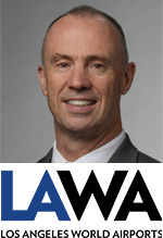 Ian Law with Los Angeles World Airports logo