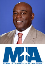 Maurice Jenkins with Miami International Airport logo