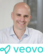 James Williamson with Veovo logo