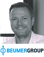 Per Engelbrechtsen with Beumer Group logo