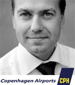 Jesper Samson with Copenhagen Airports logo