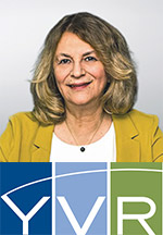 Gerri Sinclair with Vancouver International Airport logo