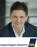 Kristoffer Plenge-Brandt with Copenhagen Airports logo