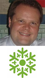 Fredrik Jaresved with Swedavia logo