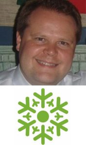 Fredrik Jaresved with Swedavia logo