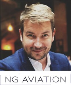 Ivan Kratochvil with NG Aviation logo