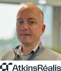 George Davies with AtkinsRealis logo