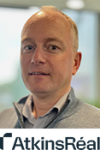 George Davies with AtkinsRealis logo
